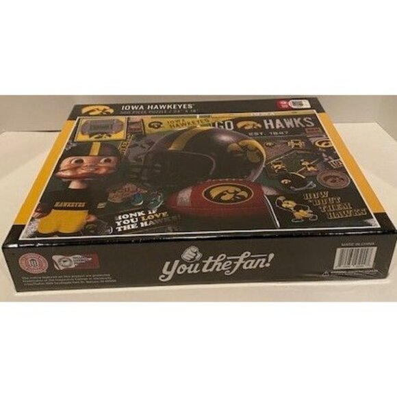 Iowa Hawkeyes NEW Sealed Jigsaw‎ Puzzle, 500 pieces 24" X 18" College Football - Picture 3 of 4